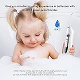 Electric Water Flosser Cordless Dental Portable and Rechargable Oral Irrigator with 3 Modes and 4 Rotatable Jet Tips and IPX7 Waterproof for Daily use, Teeth, Gumline, Braces and Bridges