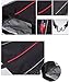 Auto Litter Bag , Car Trash Bag & Organizer By Konsait - Car Garbage Bag - Keep Your Car tidy and Clean - Stylish and Durable Black Cloth Exterior - Wipe Clean leakprof Interior