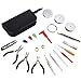 OPount 27 Pieces Jewelry Making Kit Supplies with Zipper Storage Case Beads Wire Starter Tool for Jewelry Crafting and Jewelry Repairing