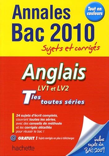 Download Anglais Tles toutes séries LV1 et LV2 : Sujets et corrigés PDF