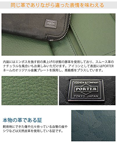 No.599【chemicalDENIM✖️stripe Longwallet】 PORTER WONDER Long wallet L-shaped zipper 342-06033 Navy NEW