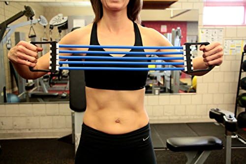 Blue Stretch Bands - Best Strength &amp; Exercise Bands for Men and Women by Run Baby Sport (Blue Stretch Bands)