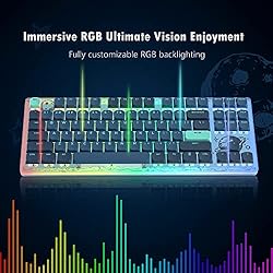 Womier K87 TKL Mechanical Keyboard, RGB