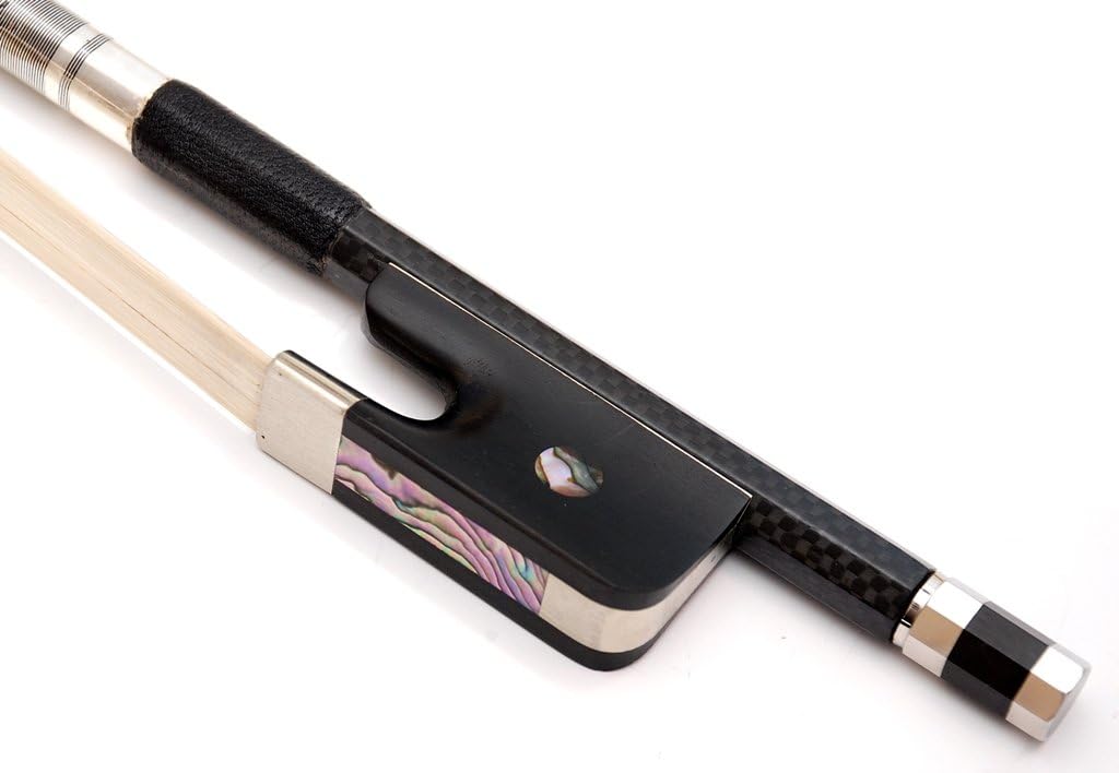 Violins4you Fine Advanced Double Bass Bow Grid Carbon Fibre French