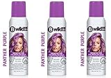 Jerome Russell B Wild Temporary Hair Color Spray 3.5oz (Set of 3, Panther Purple)