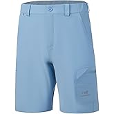 BASSDASH 10.5” Mens Fishing Cargo Shorts Quick Dry UPF 50+ Water Resistant FP01M