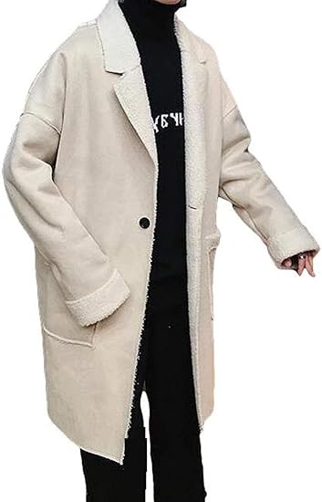 Amazon グードコ 冬服 トレンチコート メンズ ロング丈 ムートンコート もこもこ 大きいサイズ 厚手 裏起毛 防寒 パーカー きれいめ 通勤 コート ジャケット 通販