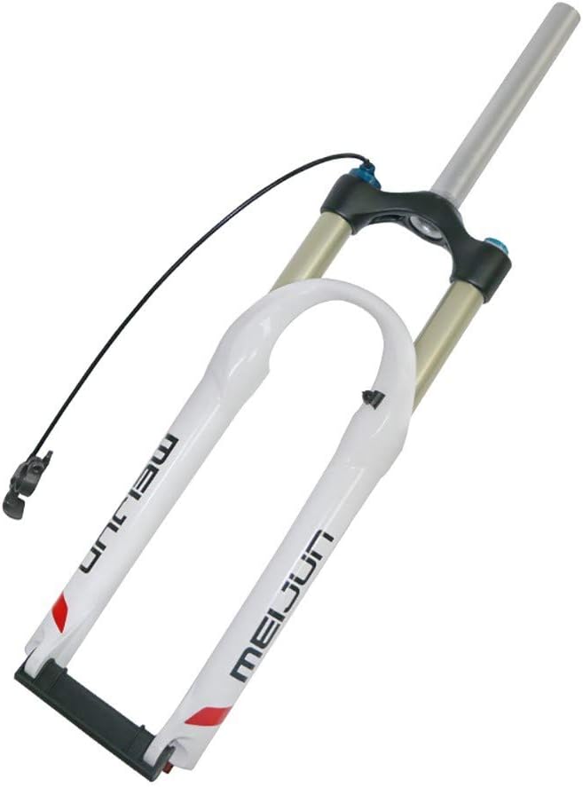 MTB Front Fork 26 27.5 29 Inch Ultralight Aluminum Alloy Remote Control Mountain Bike Suspension Air Pressure Bicycle Shock Absorber Forks Rebound Adjust Straight Tube:80mm