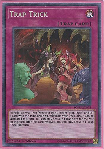 Yu-Gi-Oh! - Trap Trick - SOFU-EN078 - Soul Fusion - 1st Edition - Secret Rare