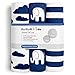 Bassinet Bed Sheets – Premium Bassinet Fitted Sheet for Halo, Mika Micky, Maxi Cosi & Others - 4 Pack 100% Jersey Knit - Bassinet Bedding for Standard Size Oval or Halo Bassinet Pads for Boys & Girls