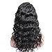 Dolago 360 Lace Frontal Wig Loose Curly Wave for Black Women Pre Plucked with Baby Hair, Glueless 180% Density 360 Lace Front Wig Brazilian Virgin 100% Human Hair Wigs Natural Color(Loose Wave,20inch)