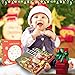 Manaror Christmas Advent Calendar,24 Mochi Cute Squishies Including Santa Different Surprise Every Day,Non-Toxic and Reusable-Great Sensory