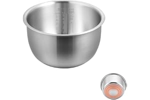3L 316 Stainless Steel Inner Pot Compatible with Zojirushi NP-HBH10C Rice Cooker, Replacement Bowl Fits B263/B265 Models, Foo