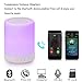Night Light Bluetooth Speaker,Seagold Portable Wireless Music Speakers Touch Control Beside Table Lamp Dimmable 3 White Light Levels RGB Color Changing with Metal Handle TF Card/AUX-IN Supported