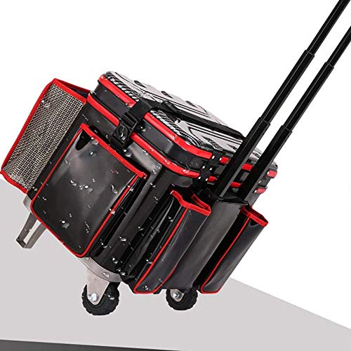 SQQSLZY Multifunktionale Hartabdeckung Fischerbox Angelkasten Big Rad-verdickter Fischbox Fischschutz-Eimer kann sitzen – Bild 6