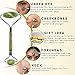 Gendra Jade Roller For Face | Face Massager 100 Real Natural Jade Roller | Face Roller For Eye, Neck, Body | Face Anti Aging Massager For Wrinkles, Puffiness, Lymph Drainage | Noiseless Jade Roller