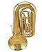 Glory Brass GTU3 3 key B Flat Tuba, Gold finish, with Mouthpiece,Case and Glove,Click to check more choice