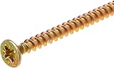 ForgeFix Multi-Purpose Single Thread Screws 4.0 x 50mm Zinc Yellow Box 200 view 4