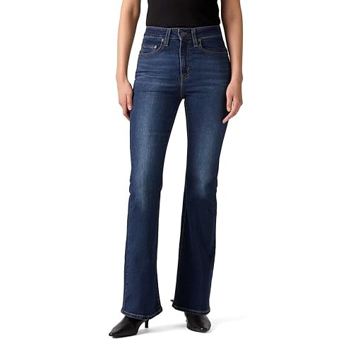 Levi's Women's 726 High Rise Flare Jeans (Also Available in Plus), (New) Eternal Indigo Dark (Stretch), 29 Regular