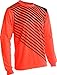 Vizari Arroyo Soccer Goalie Jersey for Kids | Lightweight & Comfortable Youth Goalkeeper Jersey with Padded Long Sleeve, (Orange/Navy,YXL)
