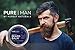 Pure | Man Beard & Mustache Balm/Wax/Butter/Oil/Leave in Conditioner - Thickens, Strengthens, Softens, Tames & Styles Facial Hair Growth - Best & 100% Natural - Soothes Itching