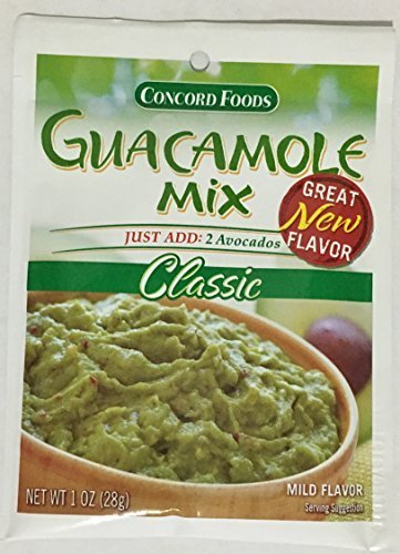 1oz Concord Foods Guacamole Mix Classic, Mild Flavor (Pack of 2) - Thumbnail 2