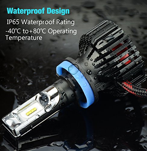 JDM ASTAR G4 H11 H8 H9 All-in-One LED Headlight Bulbs,Xenon White - Thumbnail 4