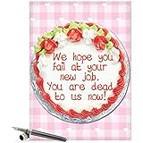 J9812 Jumbo Funny Congratulations Card - 'Fail At Job Congratulations' with Envelope, Extra Large Size: 8.5'' x 11''