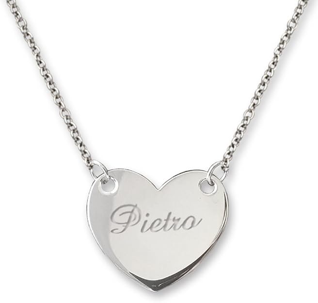 Ciondolo a forma di cane bassotto, in argento Sterling 925, con