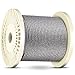 Favordrory 1/8 Inch T316 Marin Grade Stainless Steel Aircraft Wire Rope Cable for Railing, Decking, DIY Balustrade, 7x7 Construction, 150 Feet