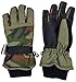 N'Ice Caps Kids Cold Weather Waterproof Camo Print Thinsulate Ski Gloves (10-12 Years, Green Camo/Black)