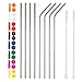 Set of 8 Stainless Steel Straws - 10.5