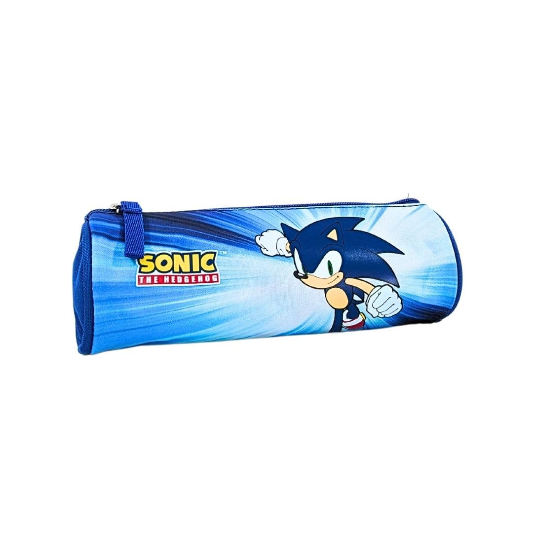 mybagstory Sonic – Children's Pencil Case – School – Primary – Kindergarten – Daycare – Boys Pencil Case – Size 22.5 cm – Gift Idea