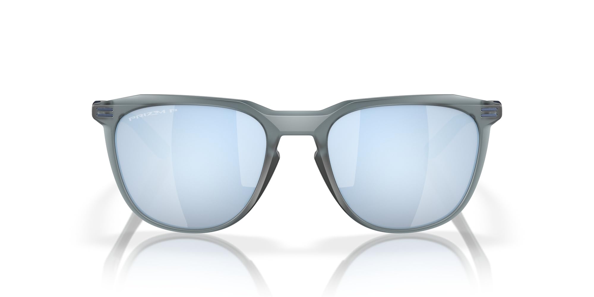 Oakley Sunglasses for Men – OO9286A Thurso Re-Discover Collection – Low-Bridge Fit Polarized Sunglasses PRIZM Lenses – Matte Crystal Black/PRIZM Deep Water Polarized – Size 54