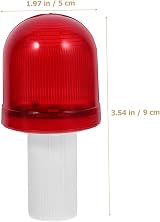 OSALADI 4Pcs Traffic Cone Flashing Warning Lights Portable Weather-Resistant view 2