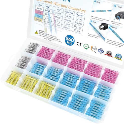 TICONN Heat Shrink Butt Connectors