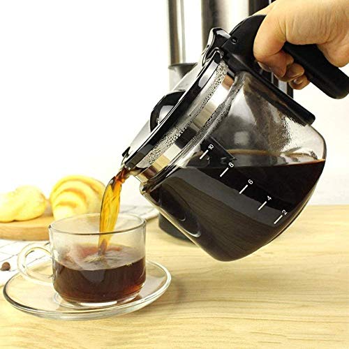 AJH Filterkaffeemaschine Kaffeemaschine, 1,25 l Glaskrug Abnehmbare Filterkaffeemaschine Anti-Tropf-Mühle – Bild 7