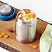 LunchBots Thermal 12 oz Triple Insulated Food Container - Hot 6 Hours or Cold 12 Hours - Leak Proof Thermos Soup Jar - All Stainless Interior - Royal