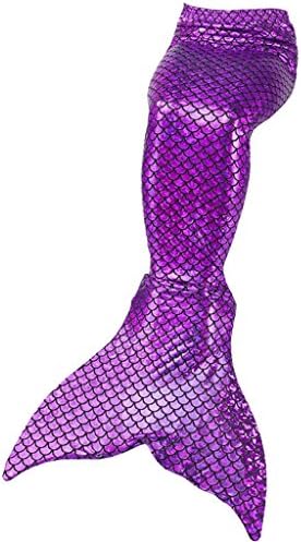 Sparkle Mermaid Tail Swimming for Girls,Adult,Kids 140 Purle