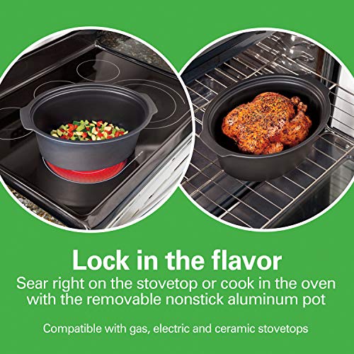 Hamilton Beach 33663 Programmable Slow Cooker StovetopSafe Sear & Cook