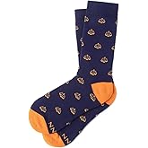 Women's Navy Blue Legal Scales of Justice Lawyer Law Crew Dress Socks
