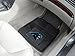 FANMATS 8889 Carolina Panthers 2-Piece Heavy Duty Vinyl Car Mat Set, Front Row Floor Mats, All Weather Protection, Universal Fit, Deep Resevoir Design