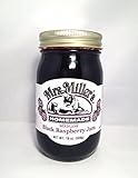 Mrs. Miller's HUGE 18 oz Seedless Black Raspberry Jam, Amish and Homemade!