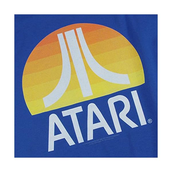 Popfunk Classic Atari Video Game Retro Logo Vintage Gaming Console T Shirt & Stickers - Image 6