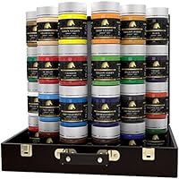 Acrylic Paint Set - 24 x 100ml Bottles - Heavy Body - Lightfast - Artist Quality Paints by MyArtscapeTM