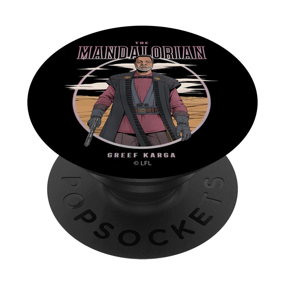 Star Wars The Mandalorian Greef Karga Lonely Vintage PopSockets Swappable PopGrip