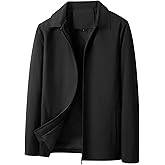 Amcupider Men's Lightweight Jackets Casual Windbreaker Stylish Golf Full Zip Up Work Dress Business Varsity Jacket Waterproof