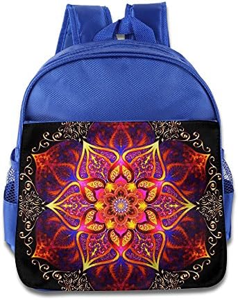Lightweight Ruby Lotus Mandala Backpack Boys And Girls Kindergartens Preschool Backpack