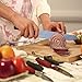 Chef Knife, High-carbon Stainless Steel Blade 8-Inch Kitchen Knife Multipurpose Chefs Knives with Sharp Straight Edge for Chopping, Mincing, Slicing and Dicing (Silver2)