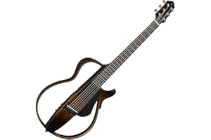 Yamaha SLG200S TBS Steel String Silent Guitar with Hard Gig Bag, Tobacco Sunburst